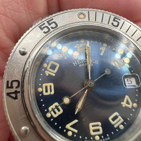 Hermes Clipper Diver (CL5-210) Women’s Watch EUC with COA - Picture 14 of 16